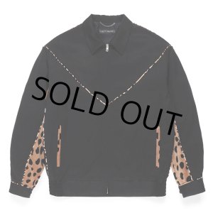 画像: WACKO MARIA/LEOPARD WESTERN JACKET（BLACK）［レオパードウエスタンJKT-24春夏］