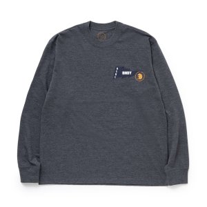 画像: 【30%OFF】RATS/THUNDER FLAG LS TEE（HEATHER CHACOAL）［プリント長袖T-24春夏］