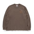 画像1: 【30%OFF】RATS/ASH LS TEE（ASH BROWN）［プリント長袖T-24春夏］ (1)