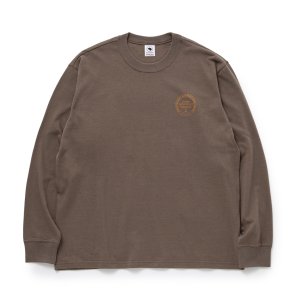 画像: 【30%OFF】RATS/ASH LS TEE（ASH BROWN）［プリント長袖T-24春夏］