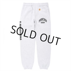 画像: PORKCHOP/COLLEGE SWEAT PANTS（ASH）［スウェットパンツ-24春夏］