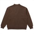 画像2: PORKCHOP/PPS SWEAT CARDIGAN（BROWN）［スウェットカーディガン-24春夏］ (2)