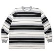画像1: COOTIE PRODUCTIONS/Panel Border L/S Tee（Black/Ash Gray/White）［パネルボーダー長袖T-24春夏］ (1)