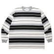 画像1: COOTIE PRODUCTIONS/Panel Border L/S Tee（Black/Ash Gray/White）［パネルボーダー長袖T-24春夏］ (1)