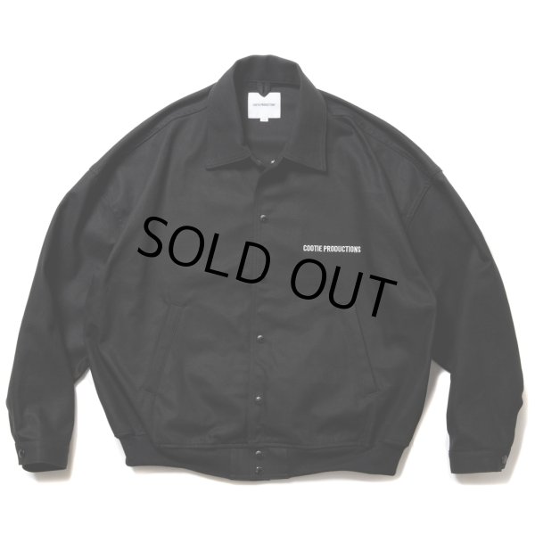 画像2: COOTIE PRODUCTIONS/Cotton OX Award Jacket（Black）［アワードJKT-24春夏］ (2)