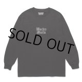 画像: WACKO MARIA/LONG SLEEVE T-SHIRT（BLACK）［刺繍長袖T-24春夏］