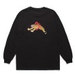 画像1: WACKO MARIA/TIM LEHI / LONG SLEEVE T-SHIRT（BLACK）［刺繍+プリント長袖T-24春夏］ (1)