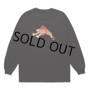画像: WACKO MARIA/TIM LEHI / LONG SLEEVE T-SHIRT（BLACK）［刺繍+プリント長袖T-24春夏］