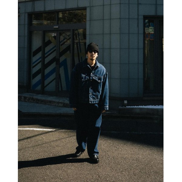 画像2: COOTIE PRODUCTIONS/Rib Stitch Cuffless Beanie（Black）［カフレスビーニー-24秋冬］ (2)