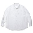 画像1: COOTIE PRODUCTIONS/120/2 Broad L/S Shirt（White）［ブロードシャツ-24春夏］ (1)