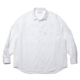 画像: COOTIE PRODUCTIONS/120/2 Broad L/S Shirt（White）［ブロードシャツ-24春夏］
