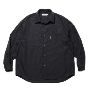 画像: COOTIE PRODUCTIONS/120/2 Broad L/S Shirt（Black）［ブロードシャツ-24春夏］