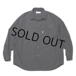 画像: COOTIE PRODUCTIONS/120/2 Broad L/S Shirt（Black）［ブロードシャツ-24春夏］