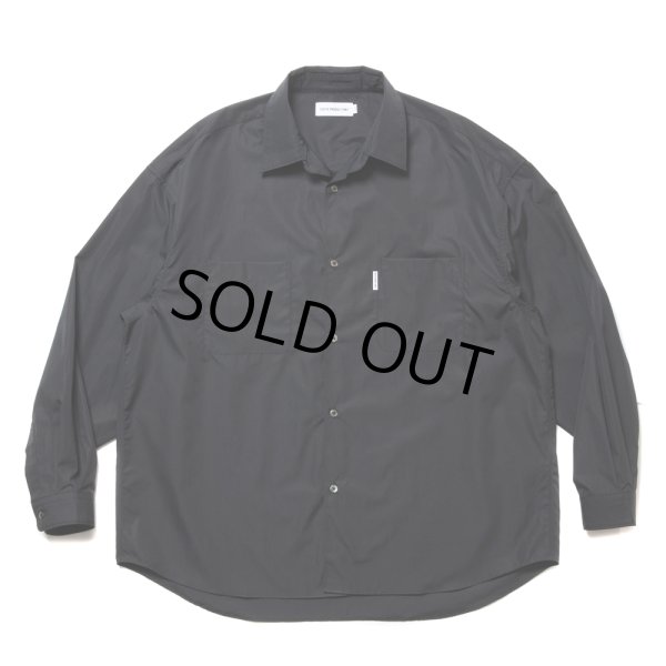 画像1: COOTIE PRODUCTIONS/120/2 Broad L/S Shirt（Black）［ブロードシャツ-24春夏］ (1)