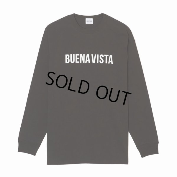 画像1: BUENA VISTA/BUENA VISTA LOGO L/S（BLACK）［プリント長袖T-24春夏］ (1)