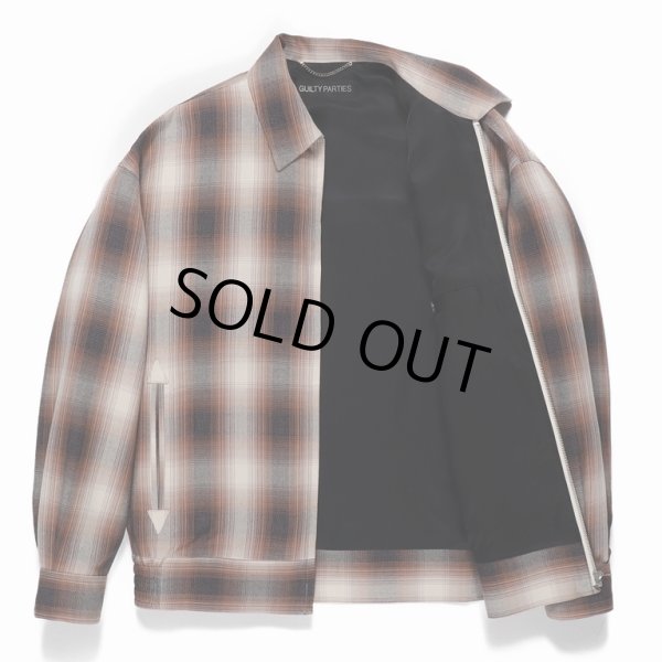 画像2: WACKO MARIA/OMBRE CHECK 50'S JACKET（BEIGE）［オンブレチェック50'S JKT-24春夏］ (2)