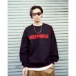 画像2: WACKO MARIA/HEAVY WEIGHT CREW NECK SWEAT SHIRT（BLACK）［クルーネックスウェット-24春夏］ (2)