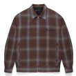 画像1: WACKO MARIA/OMBRE CHECK 50'S JACKET（BROWN）［オンブレチェック50'S JKT-24春夏］ (1)