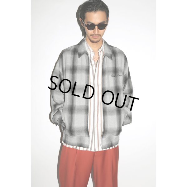 ワコマリア24SS オンブレチェック OMBRE CHECK50SJACKET WACKO MARIA/OMBRE CHECK 50'S JACKET（BROWN）［オンブレ