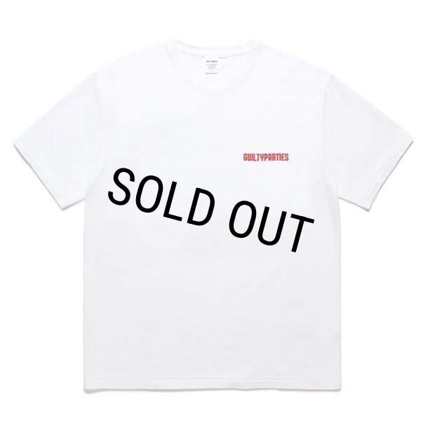 画像1: WACKO MARIA/WASHED HEAVY WEIGHT T-SHIRT（WHITE）［刺繍T-24春夏］ (1)