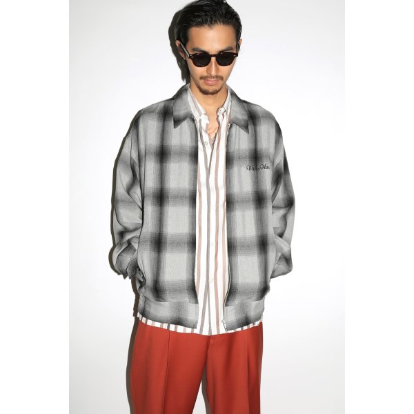 画像3: WACKO MARIA/OMBRE CHECK 50'S JACKET（BROWN）［オンブレチェック50'S JKT-24春夏］ (3)