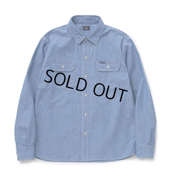 画像1: 【30%OFF】RATS/CHAMBRAY SHIRT（INDIGO）［シャンブレーシャツ-24春夏］ (1)