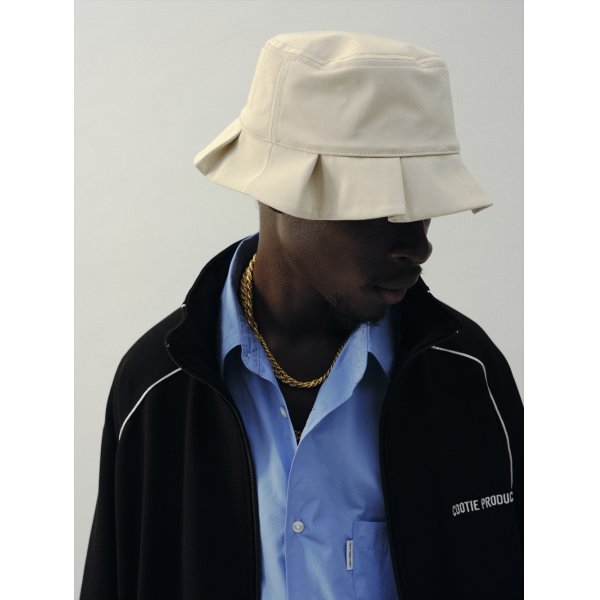 画像5: COOTIE PRODUCTIONS/Smooth Chino Cloth Hood Hat（Black）［フードハット-24春夏］ (5)
