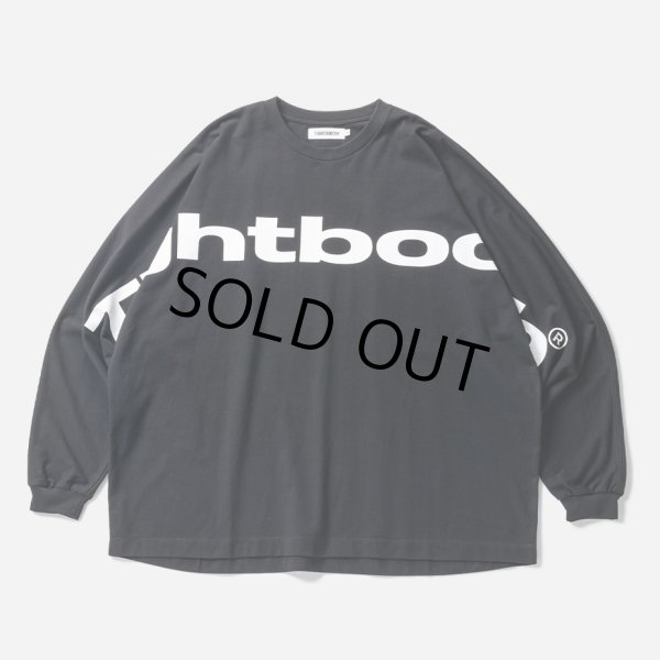 画像1: TIGHTBOOTH/BIG LOGO LS T-SHIRT（Black）［プリント長袖T-24春夏］ (1)