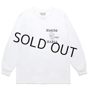 画像: WACKO MARIA/56 TATTOO STUDIO / LONG SLEEVE T-SHIRT（WHITE）［プリント長袖T-24春夏］