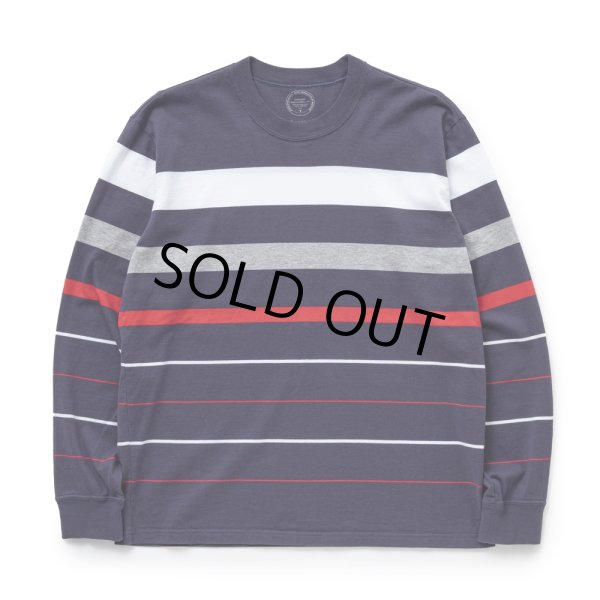 画像1: RATS/BORDER LS TEE（NAVY BORDER）［ボーダー長袖T-24春夏］ (1)