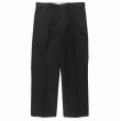 画像2: WACKO MARIA/DICKIES / PLEATED TROUSERS（BLACK）［ワンタックトラウザース-24春夏］ (2)