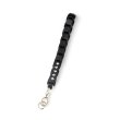 画像1: CALEE/CHAIN LEATHER WRIST STRAP（BLACK）［レザーリストストラップ-24春夏］ (1)