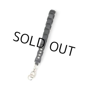 画像: CALEE/CHAIN LEATHER WRIST STRAP（BLACK）［レザーリストストラップ-24春夏］