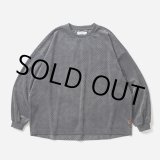 画像: TIGHTBOOTH/DOT VLOUR LS（Charcoal）［ドットベロア長袖-24春夏］