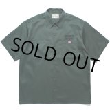 画像: WACKO MARIA/DICKIES / WORK SHIRT（GREEN）［ワークシャツ-24春夏］