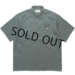 画像: WACKO MARIA/DICKIES / WORK SHIRT（GREEN）［ワークシャツ-24春夏］