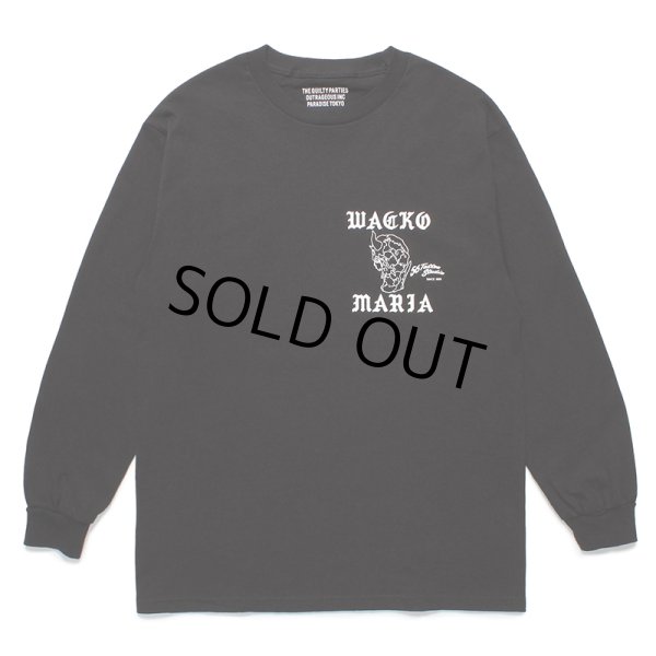 画像1: WACKO MARIA/56 TATTOO STUDIO / LONG SLEEVE T-SHIRT（BLACK）［プリント長袖T-24春夏］ (1)