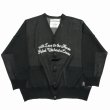 画像1: 【30%OFF】DAIRIKU/"Letter" Skeleton Cardigan（Skeleton Black）［スケルトンカーディガン-24春夏］ (1)