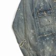 画像4: 【30%OFF】DAIRIKU/"Damage" Denim Cover All（Indigo）［"ダメージ"デニムカバーオール-24春夏］ (4)