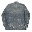画像2: 【30%OFF】DAIRIKU/"Damage" Denim Cover All（Indigo）［"ダメージ"デニムカバーオール-24春夏］ (2)