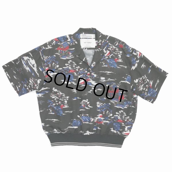 画像1: DAIRIKU/"Cliff" Aloha Rib Shirt（Black）［アロハリブシャツ-24春夏］ (1)
