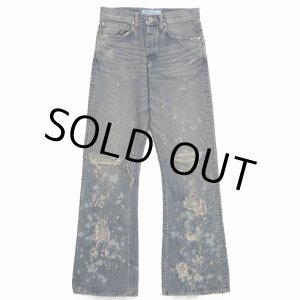 画像: DAIRIKU/"Damage" Flare Denim Pants（Indigo） 【30%OFF】［"ダメージ"フレアデニムパンツ-24春夏］