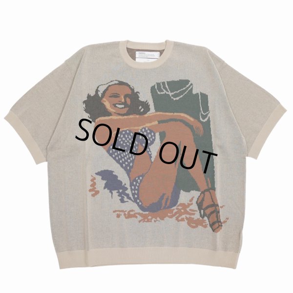 画像1: DAIRIKU/"Smiling Girl" Pullover Knit（Beige） 【30%OFF】［プルオーバーニット-24春夏］ (1)