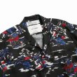 画像2: DAIRIKU/"Cliff" Aloha Rib Shirt（Black）［アロハリブシャツ-24春夏］ (2)