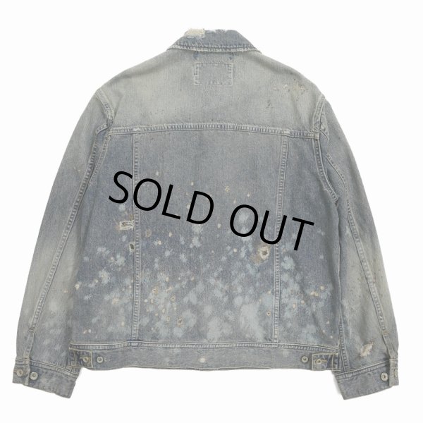 画像2: 【30%OFF】DAIRIKU/"Damage" Denim Jacket（Indigo）［"ダメージ"デニムJKT-24春夏］ (2)