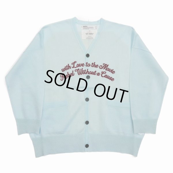 画像1: DAIRIKU/"Letter" Skeleton Cardigan（Skeleton Light Blue）［スケルトンカーディガン-24春夏］ (1)