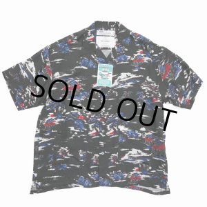 画像: DAIRIKU/"Cliff" Aloha Shirt（Black）［アロハシャツ-24春夏］