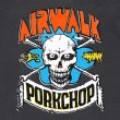画像4: PORKCHOP/AP SKELETON TEE（×AIRWALK CLASSICS）（ASH BLACK）［プリントT-24春夏］ (4)