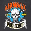 画像4: PORKCHOP/AP SKELETON TEE（×AIRWALK CLASSICS）（ASH BLACK）［プリントT-24春夏］ (4)