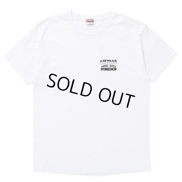 画像2: PORKCHOP/AIR PORK TEE（×AIRWALK CLASSICS）（WHITE）［プリントT-24春夏］ (2)